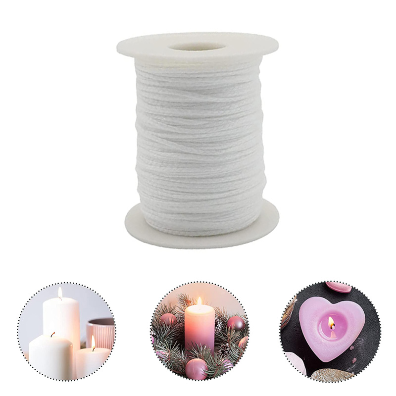 Candle Oil Supplies - 1 rolka 61m bawełna warkocz świeca