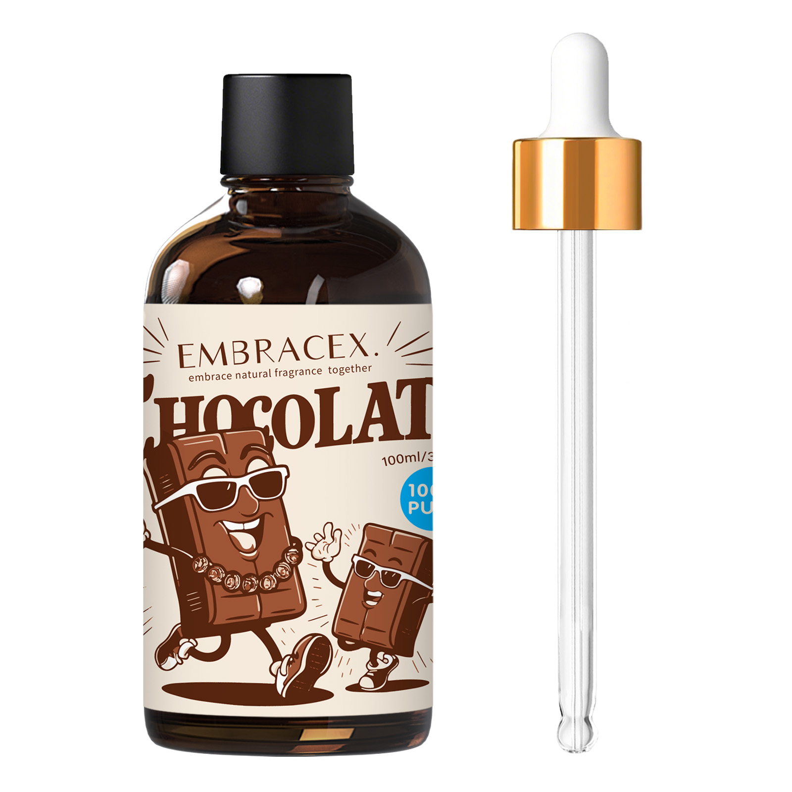 Candle Making Supplies Fragrance Oils - 100ml Olejek Eteryczny Czekoladowy do Dyfuzorów,