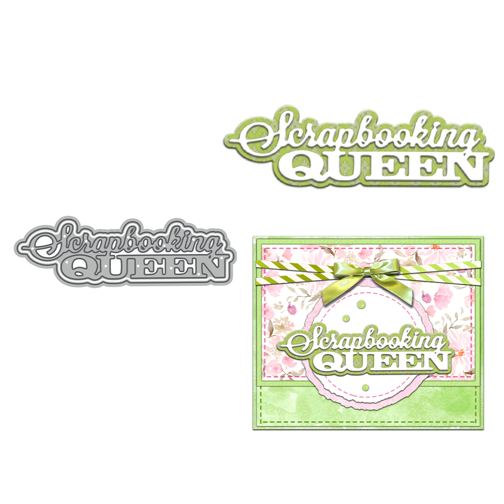 Candle. Queen - MangoCraft Scrapbooking Queen Mini wykrojniki DIY