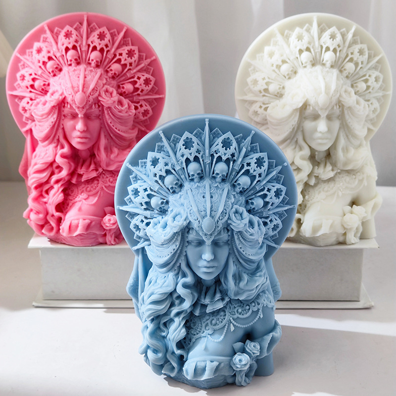 DIY Pół ciała czaszka głowa kr – Candle. Queen recenzja i cena