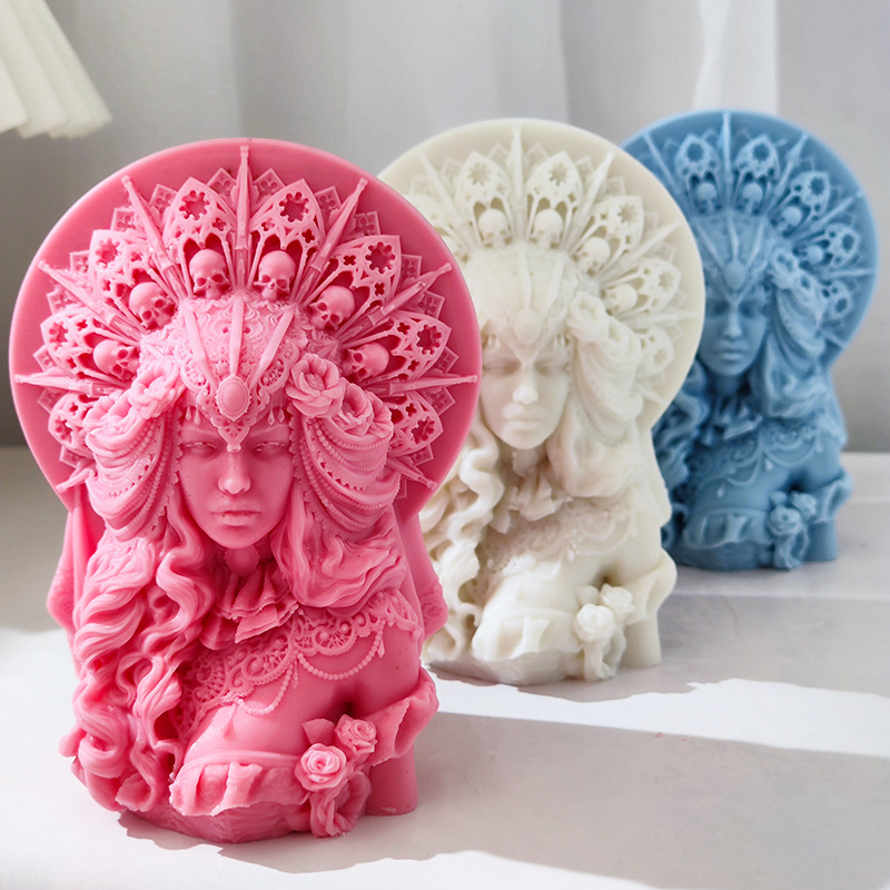 DIY Pół ciała czaszka głowa kr – Candle. Queen recenzja i cena