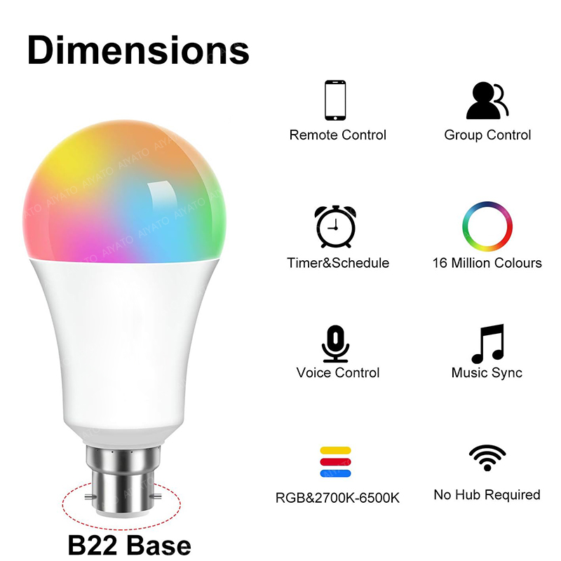 Żarówka Smart LED RGB z gniazd – Candle Making Supplies Uk recenzja i cena